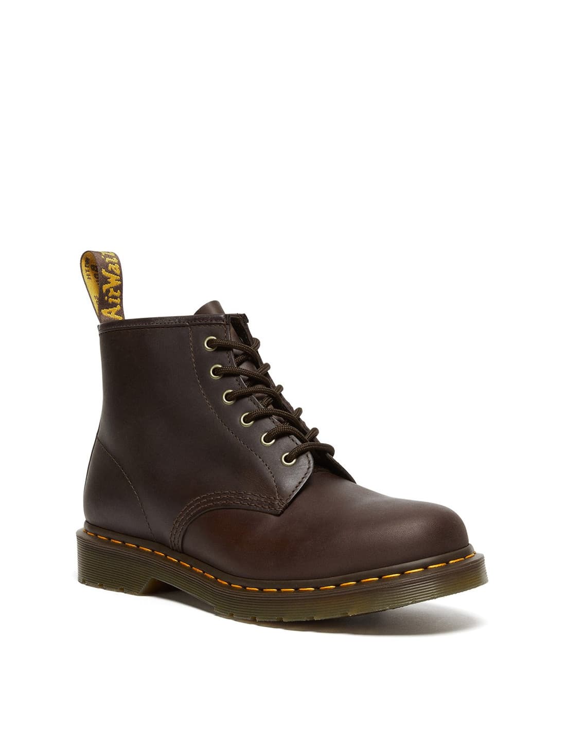 Bottes DR MARTENS 101 Crazy Horse marron foncé 2