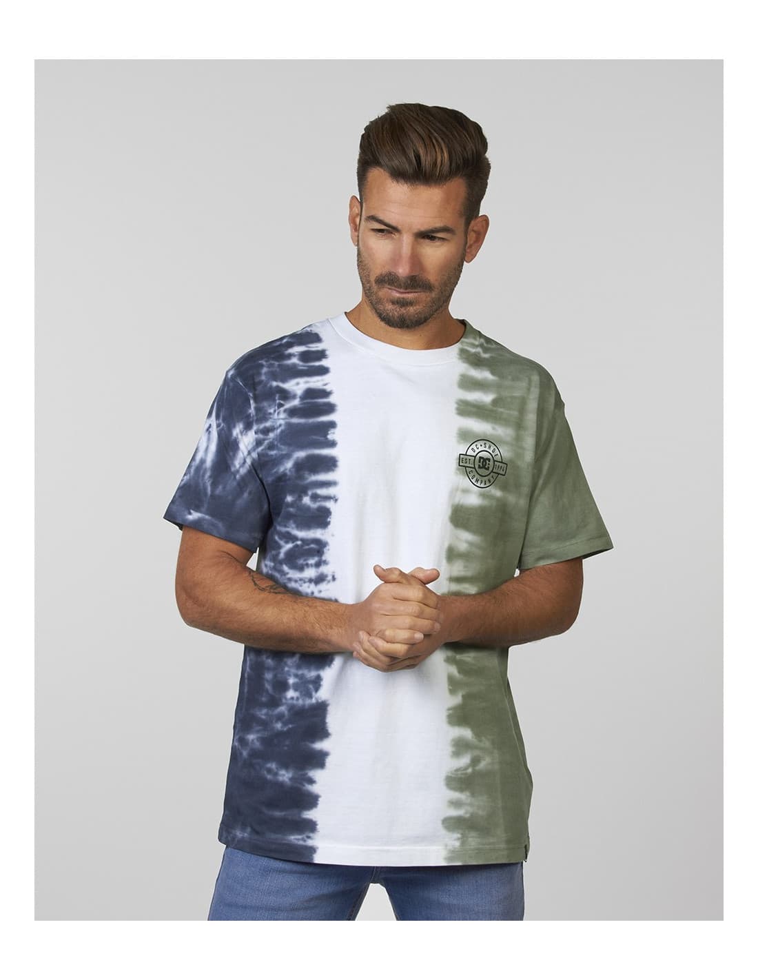 T-shirt DC SHOES Half And Half Ss 1