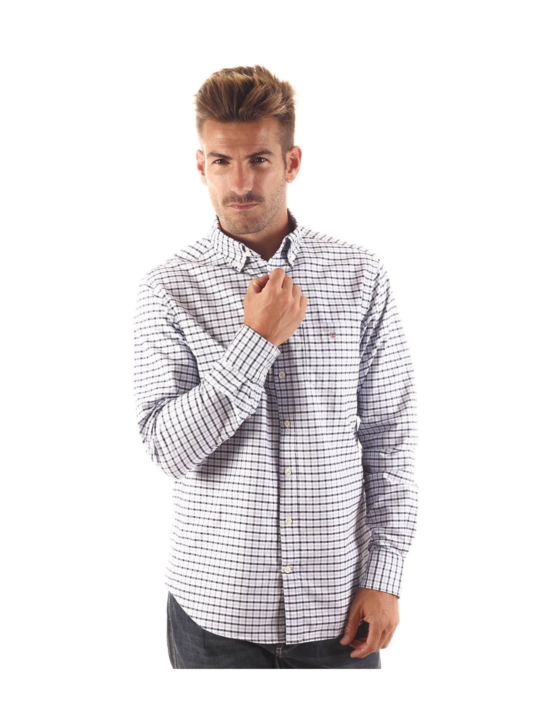 Chemise à carreaux Oxford GANT 4