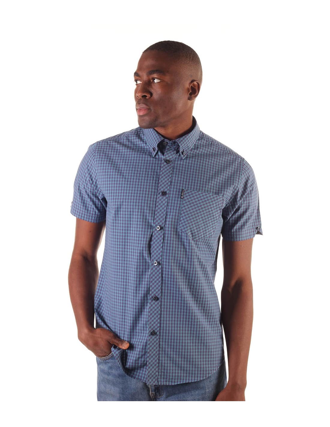 Chemise à carreaux vichy BEN SHERMAN Ss Signature Core 3