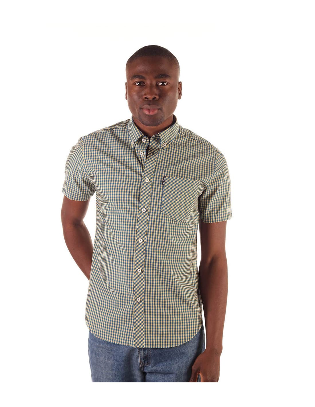 Chemise à carreaux vichy BEN SHERMAN Ss Signature Core 1