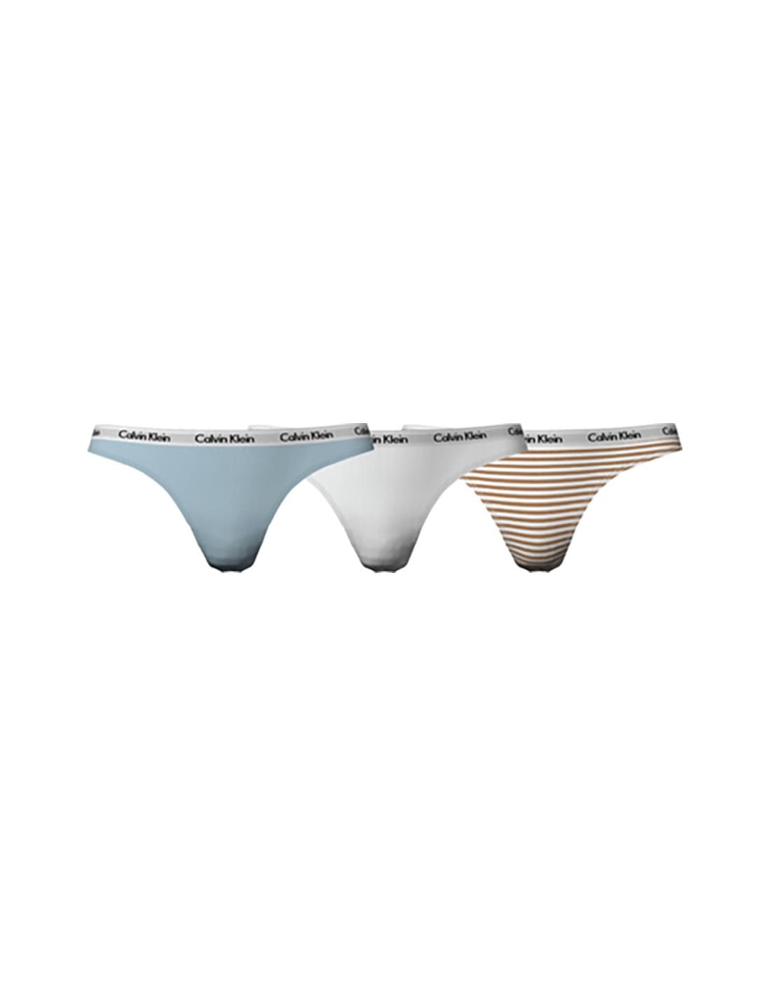 CALVIN KLEIN 000QD3587E - Lot de 3 tongs 1