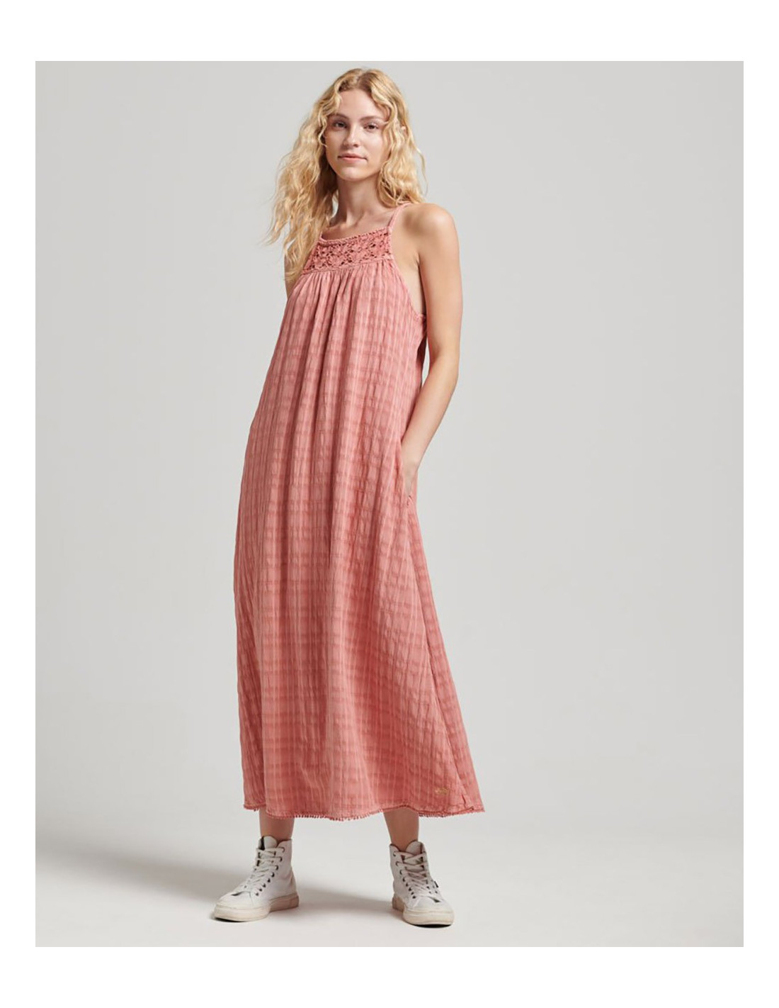 Robe à bretelles longues dos nu SUPERDRY Vintage 5