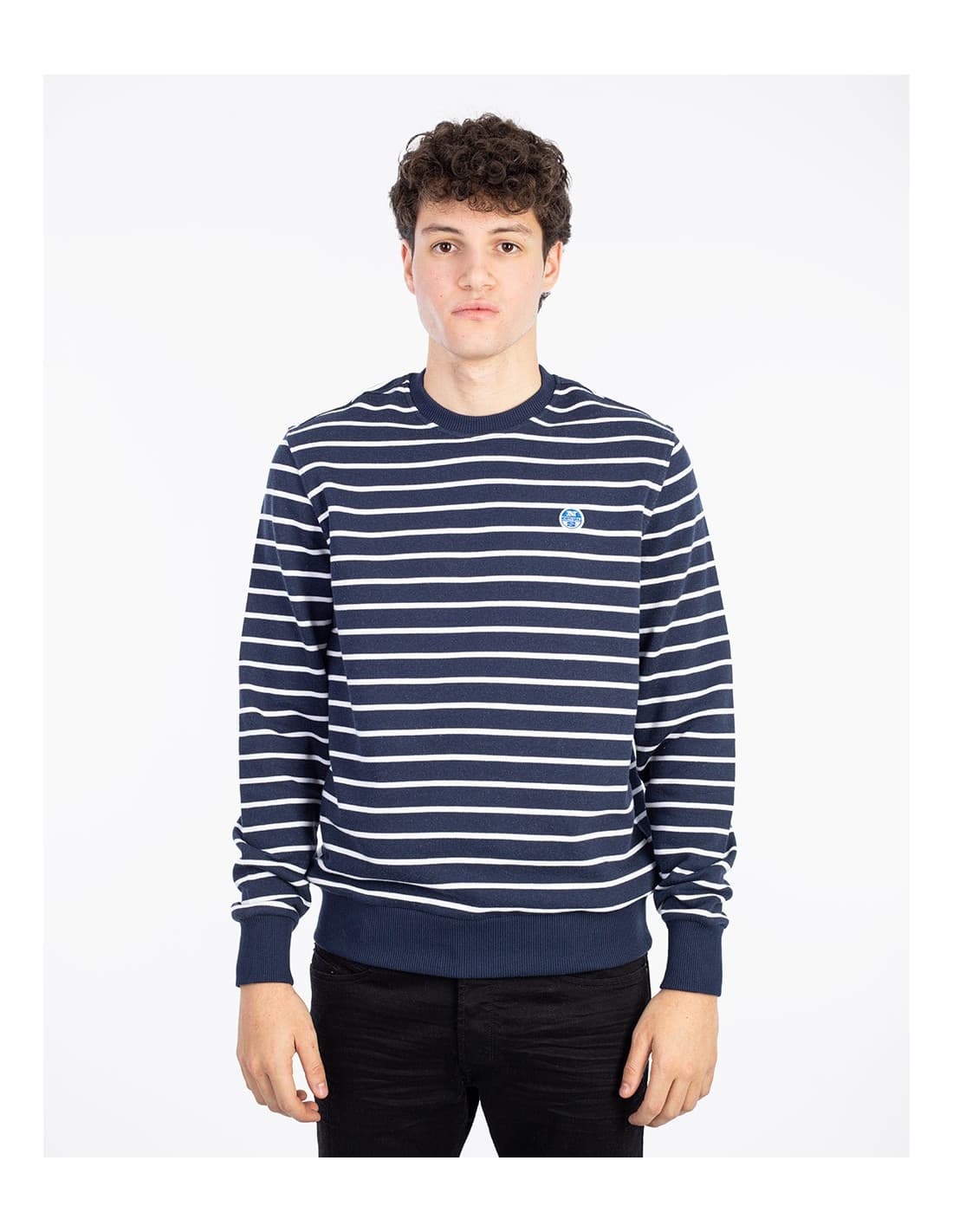 Sweat-shirt à col rond rayé NORTH SAILS 6