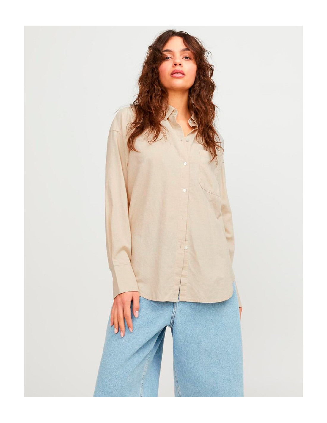 Chemise JJXX Jamie LS RLX en lin mélangé 2