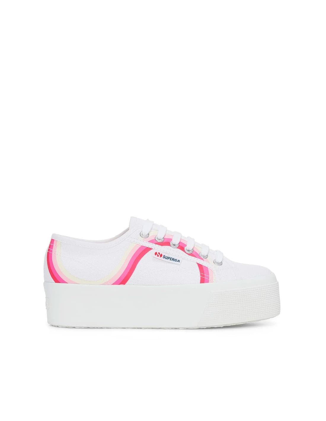 Baskets SUPERGA 2790 à rayures rondes 1