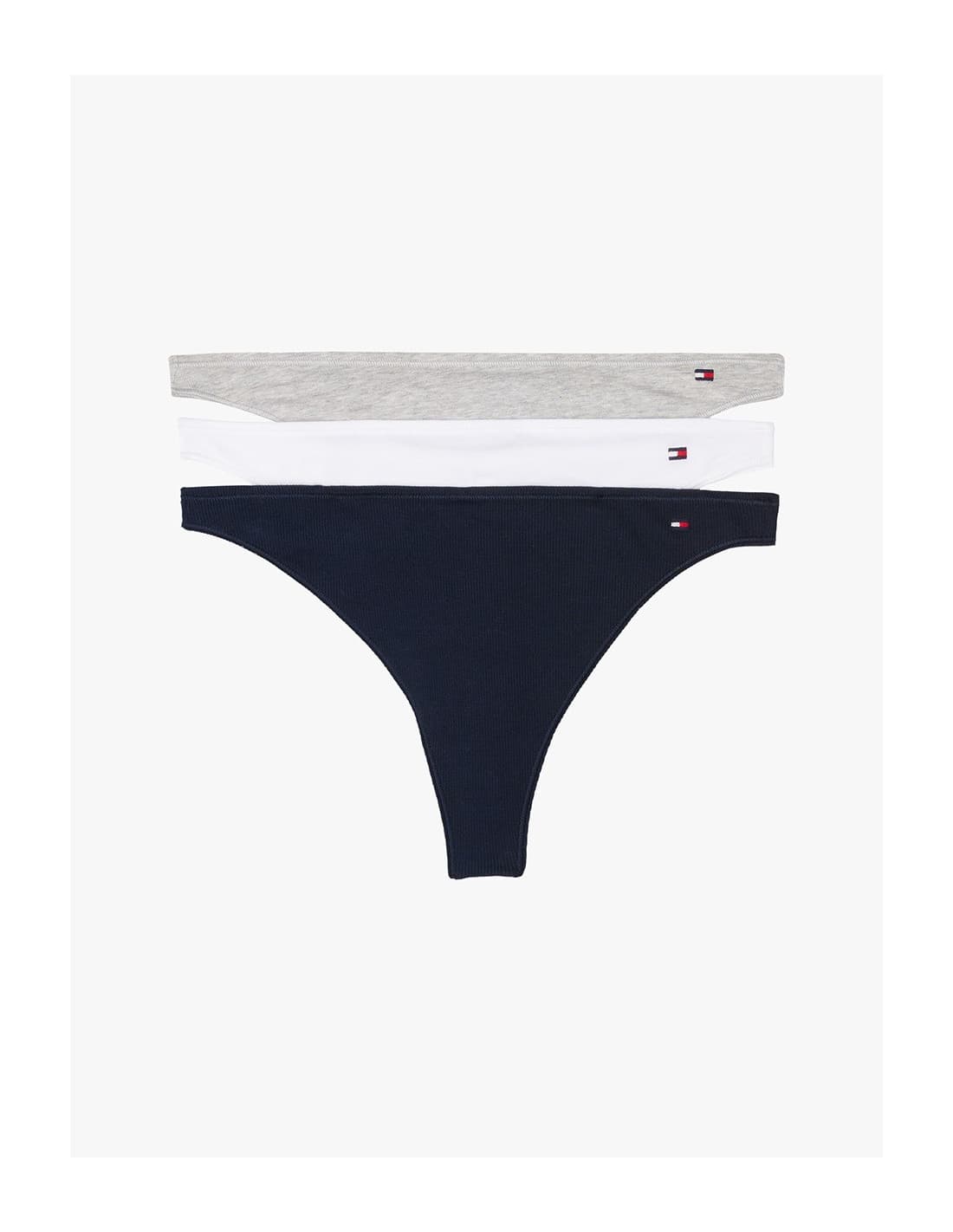 TOMMY HILFIGER UW0UW05752 - Lot de 3 tongs 2