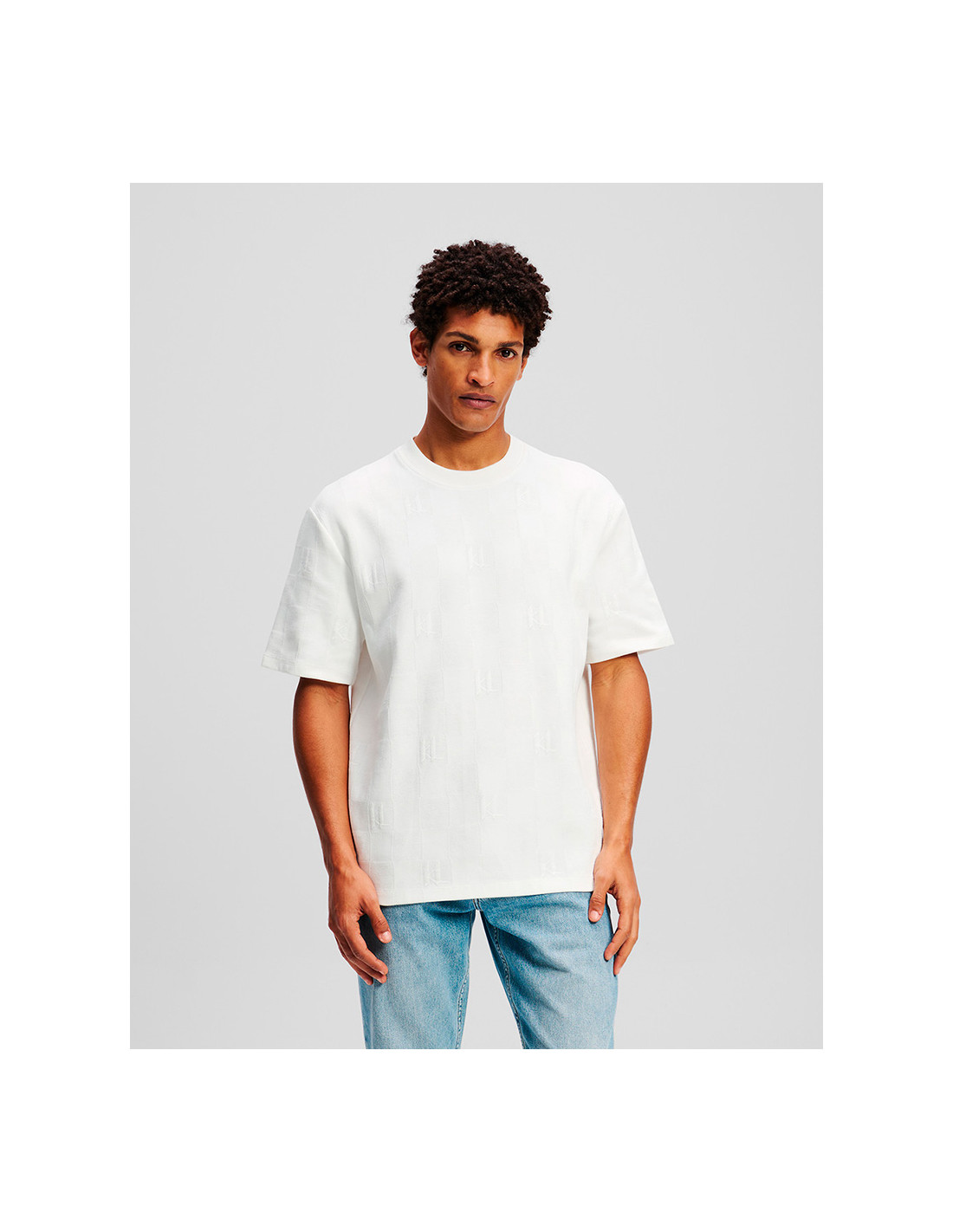 T-shirt KARL LAGERFELD Kl Check Aop 1
