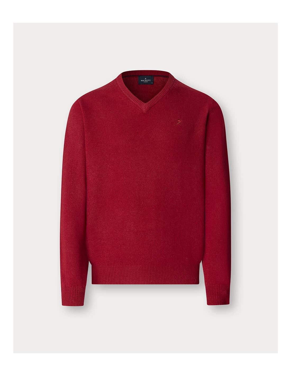 Pull HACKETT en laine d'agneau à col en V 3