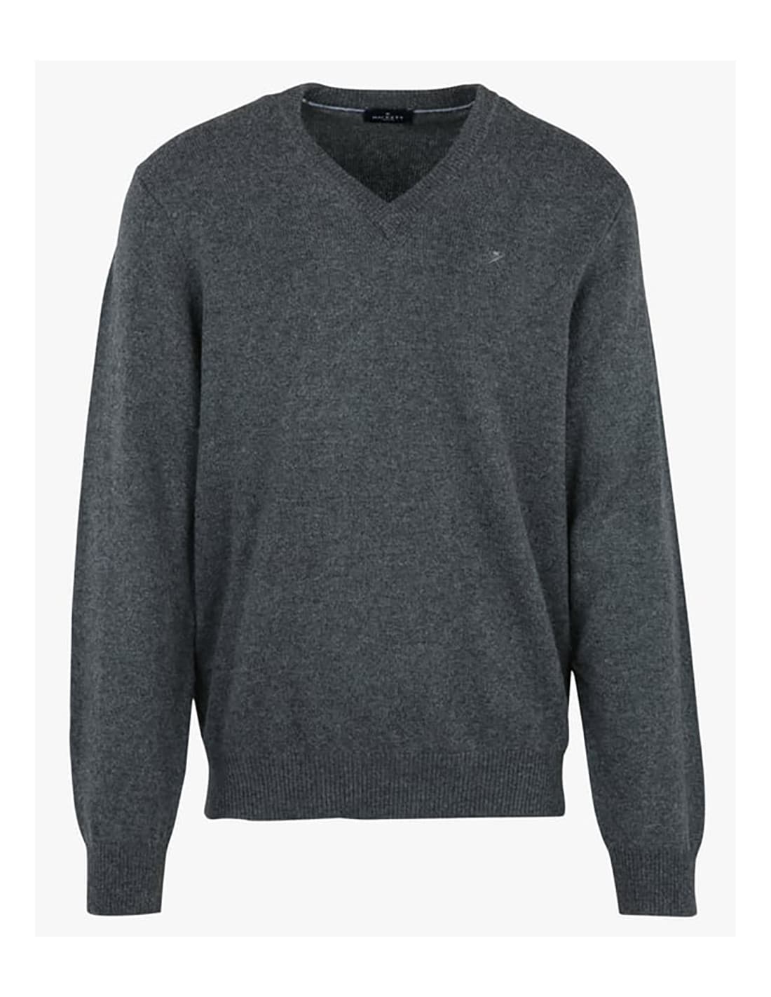 Pull HACKETT en laine d'agneau à col en V 5