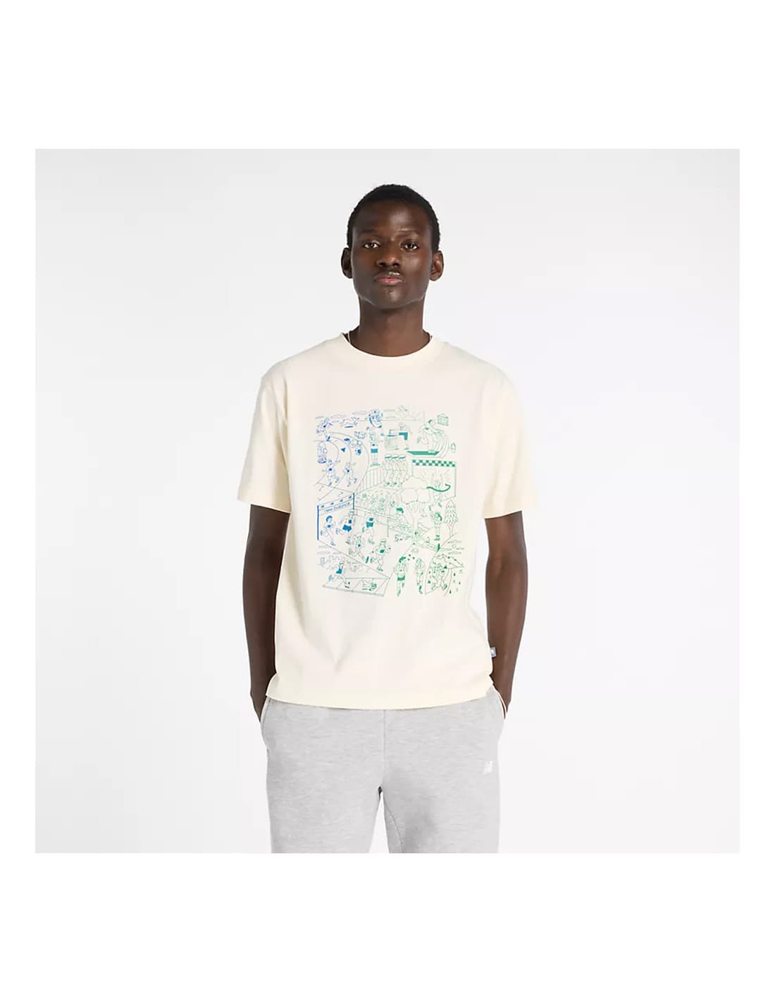 T-shirts NEW BALANCE-MT53916 1