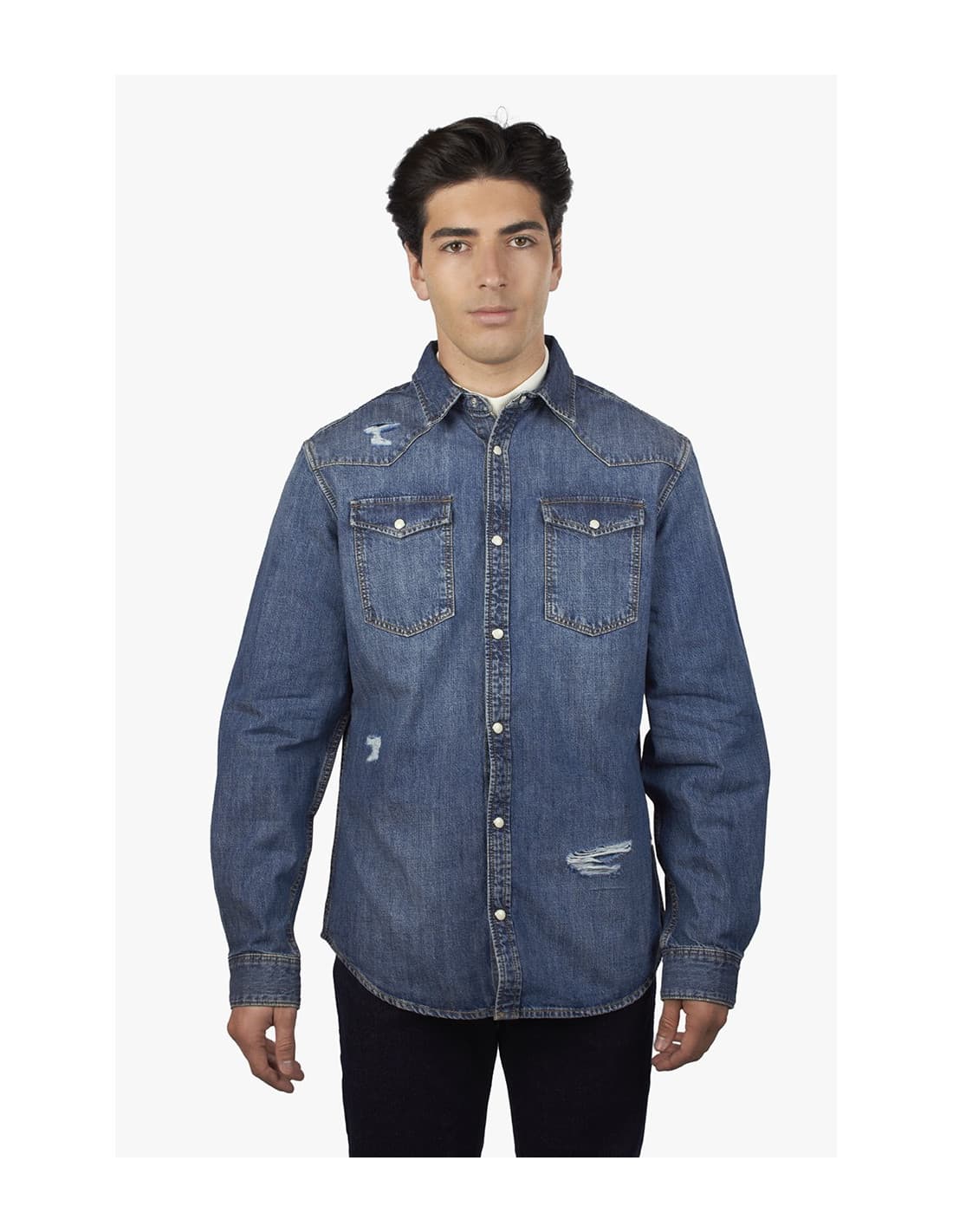 Chemise en jean JACK&JONES 12194251 2