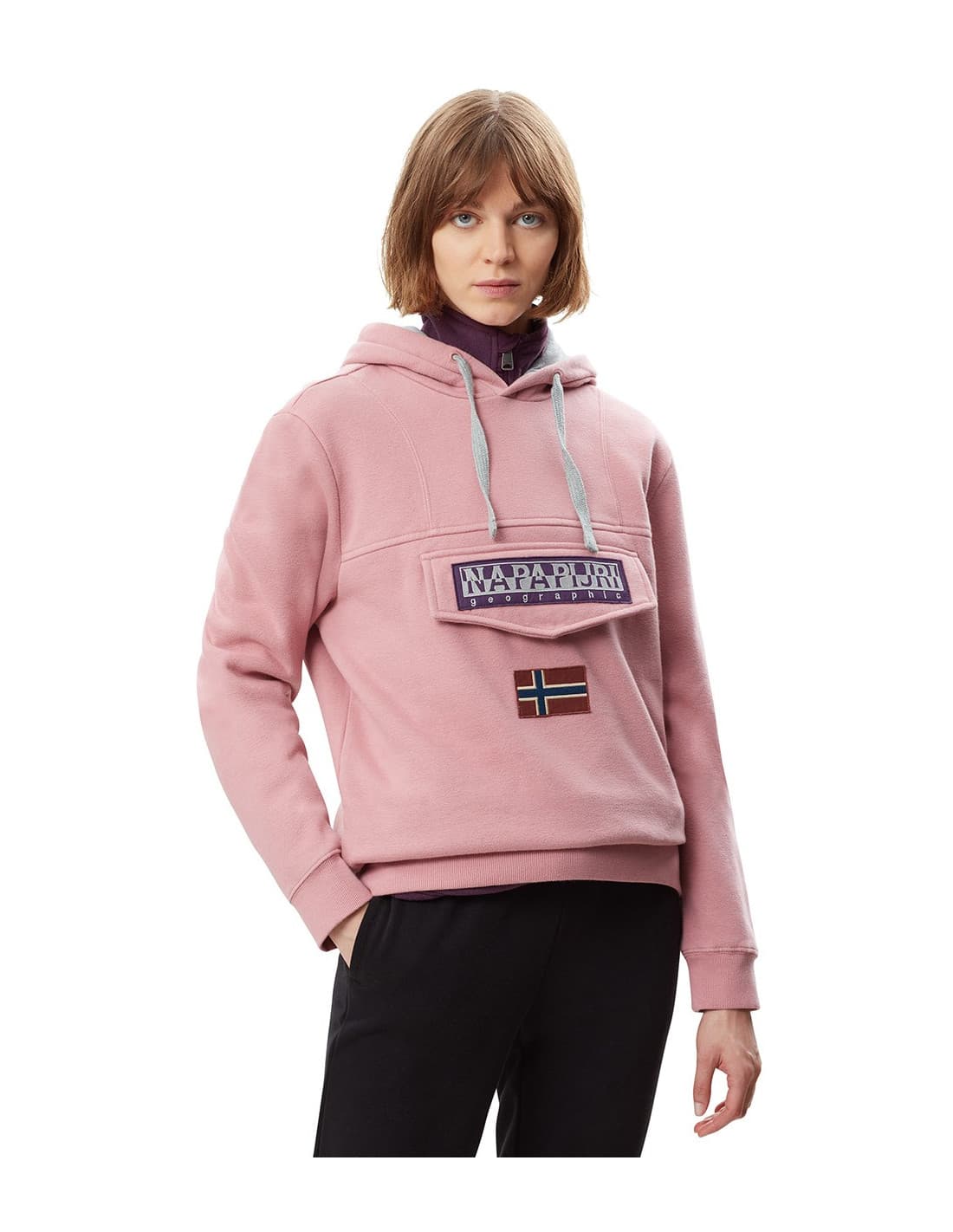 Sweat-shirt NAPAPIJRI BURGEE 2 ROSE BLUSH 1