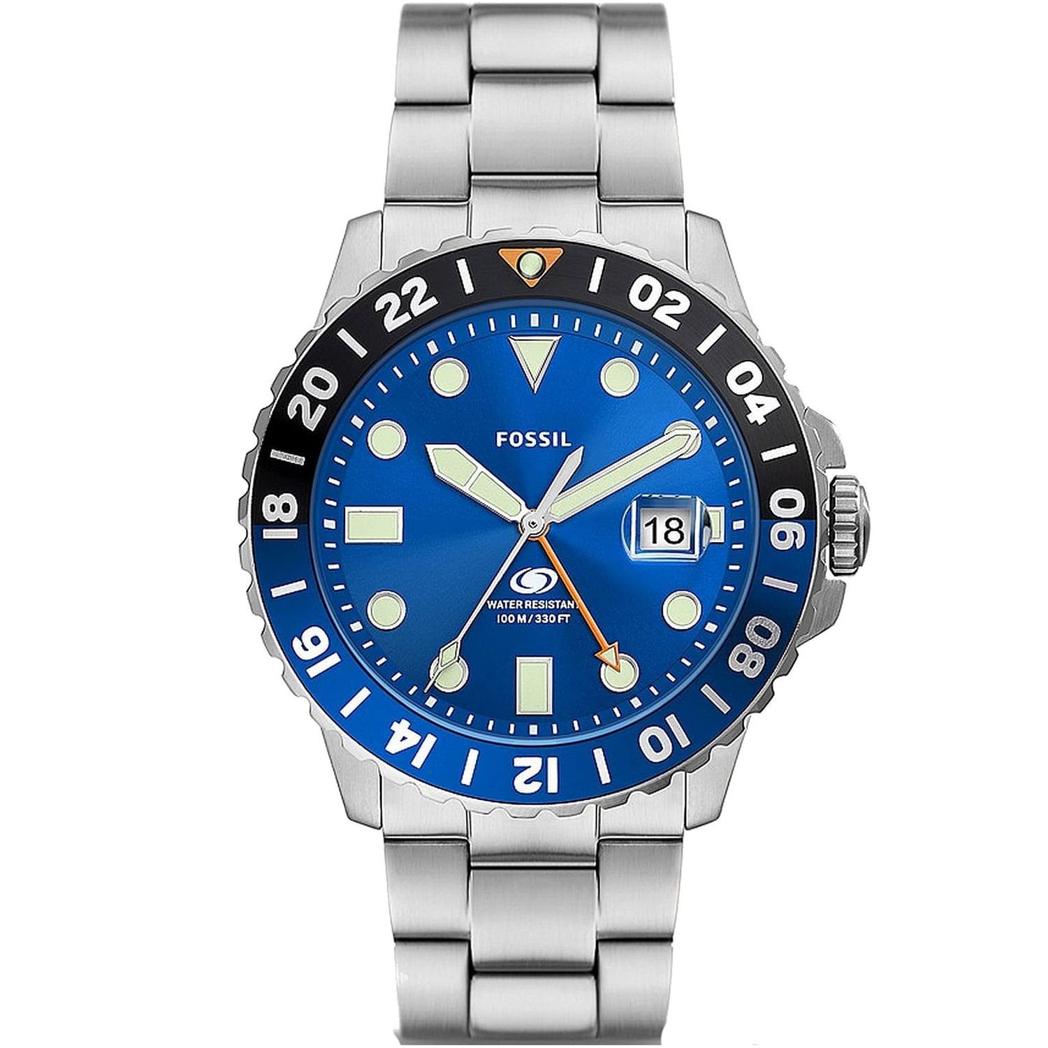 Fossil Men's Blue GMT 1