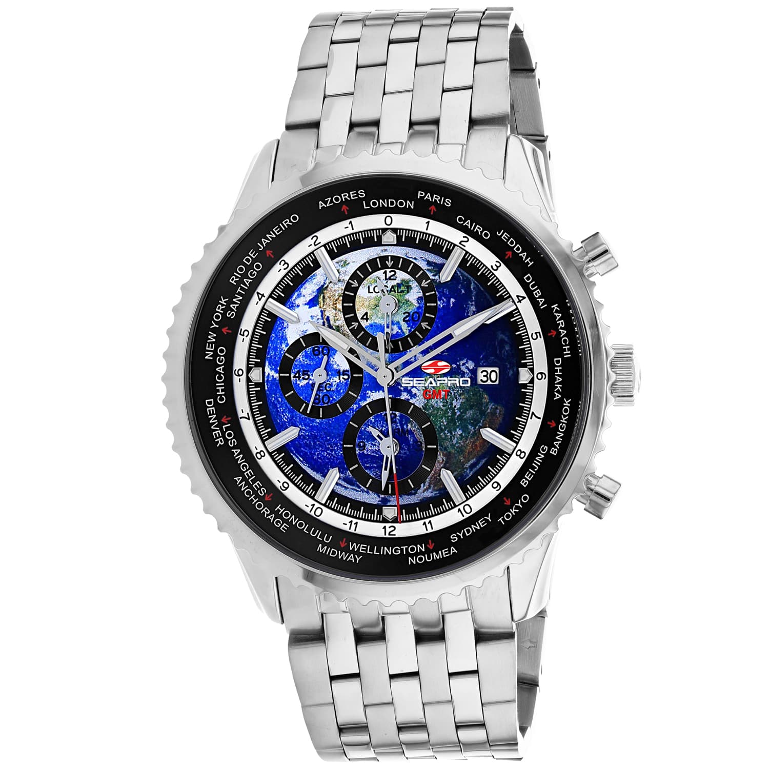 Seapro Men's Meridian World Timer GMT 1