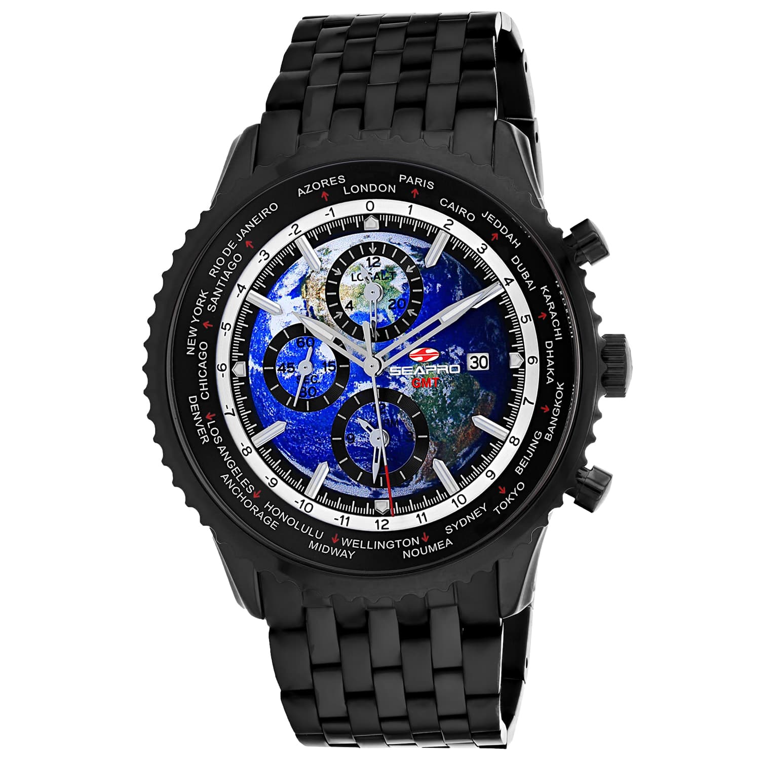 Seapro Men's Meridian World Timer GMT 1