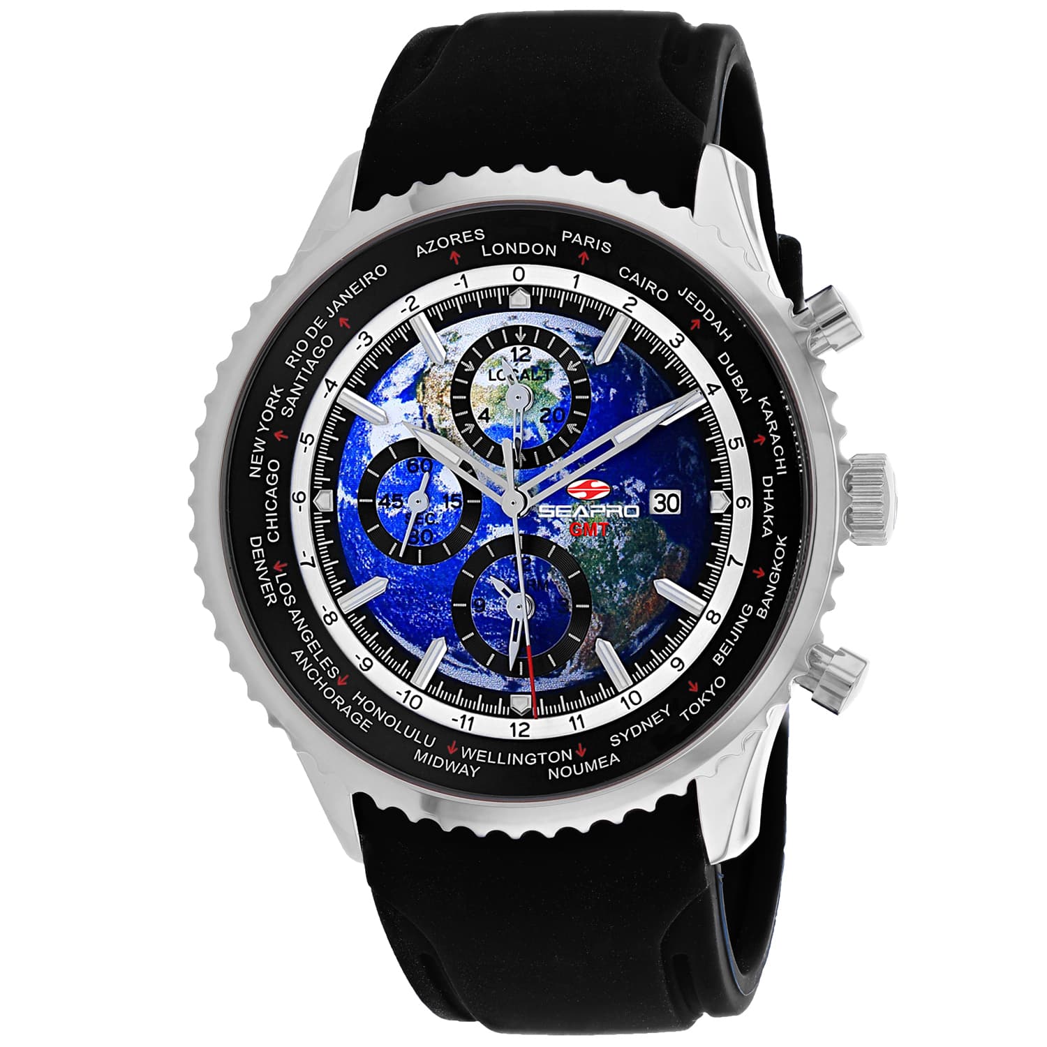 Seapro Men's Meridian World Timer GMT 1