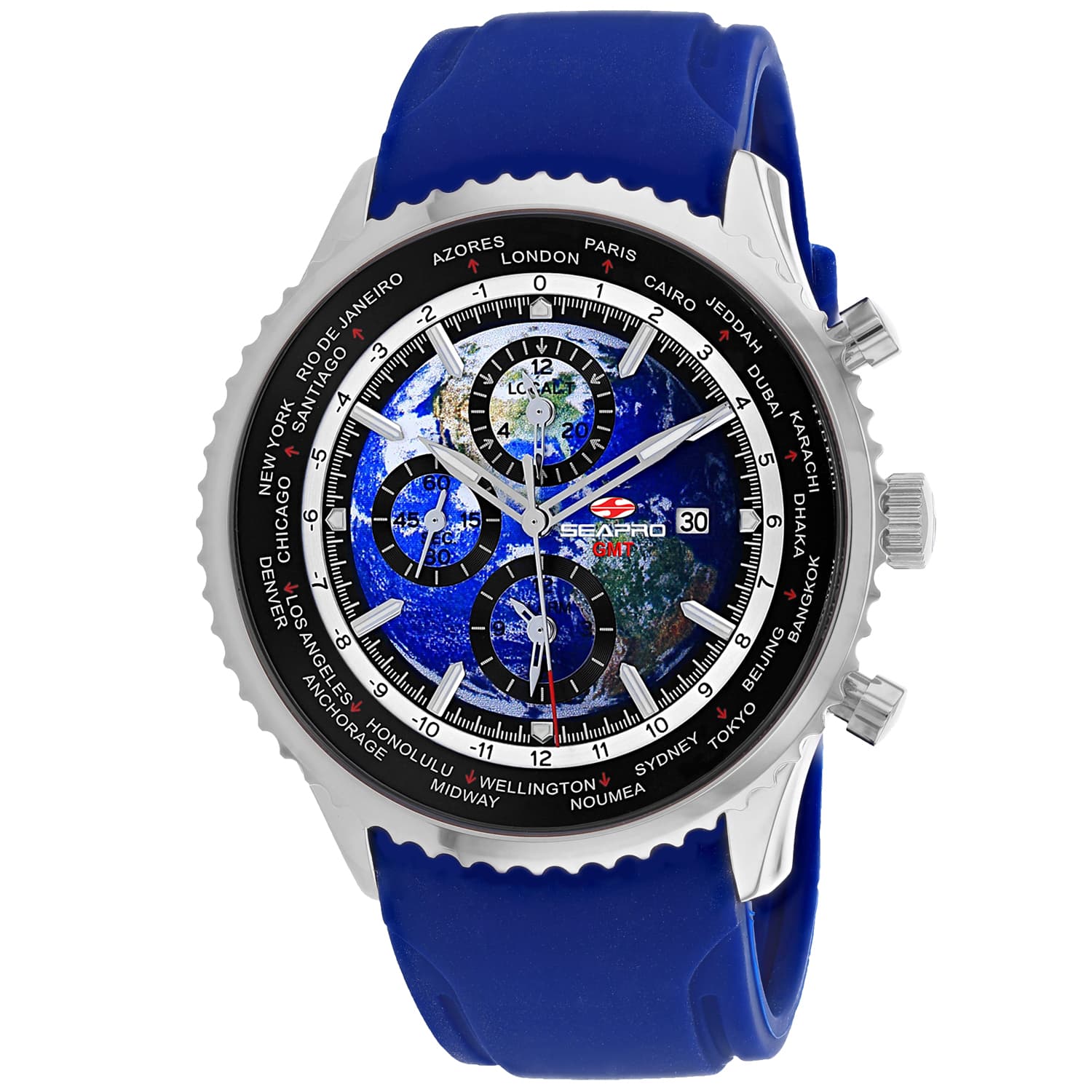 Seapro Men's Meridian World Timer GMT 1