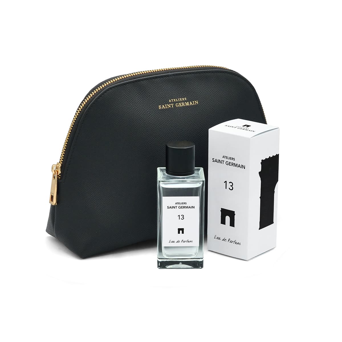 Trousse à Maquillage THONON MM Noir + Eau de Parfum N°13 5
