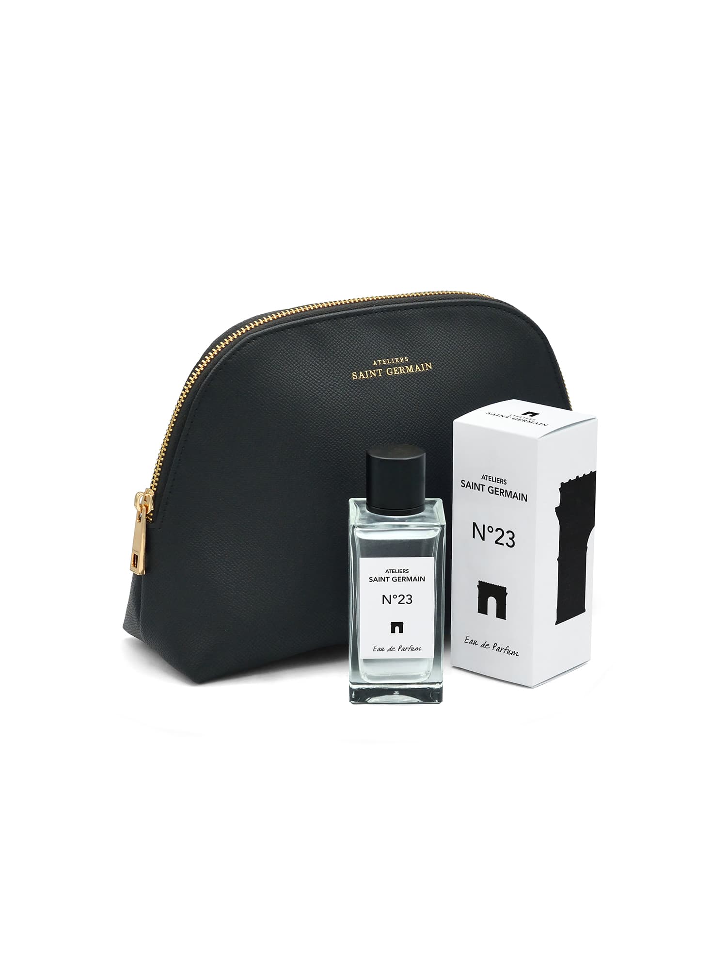 Trousse à Maquillage THONON MM Noir + Eau de Parfum N°23 1