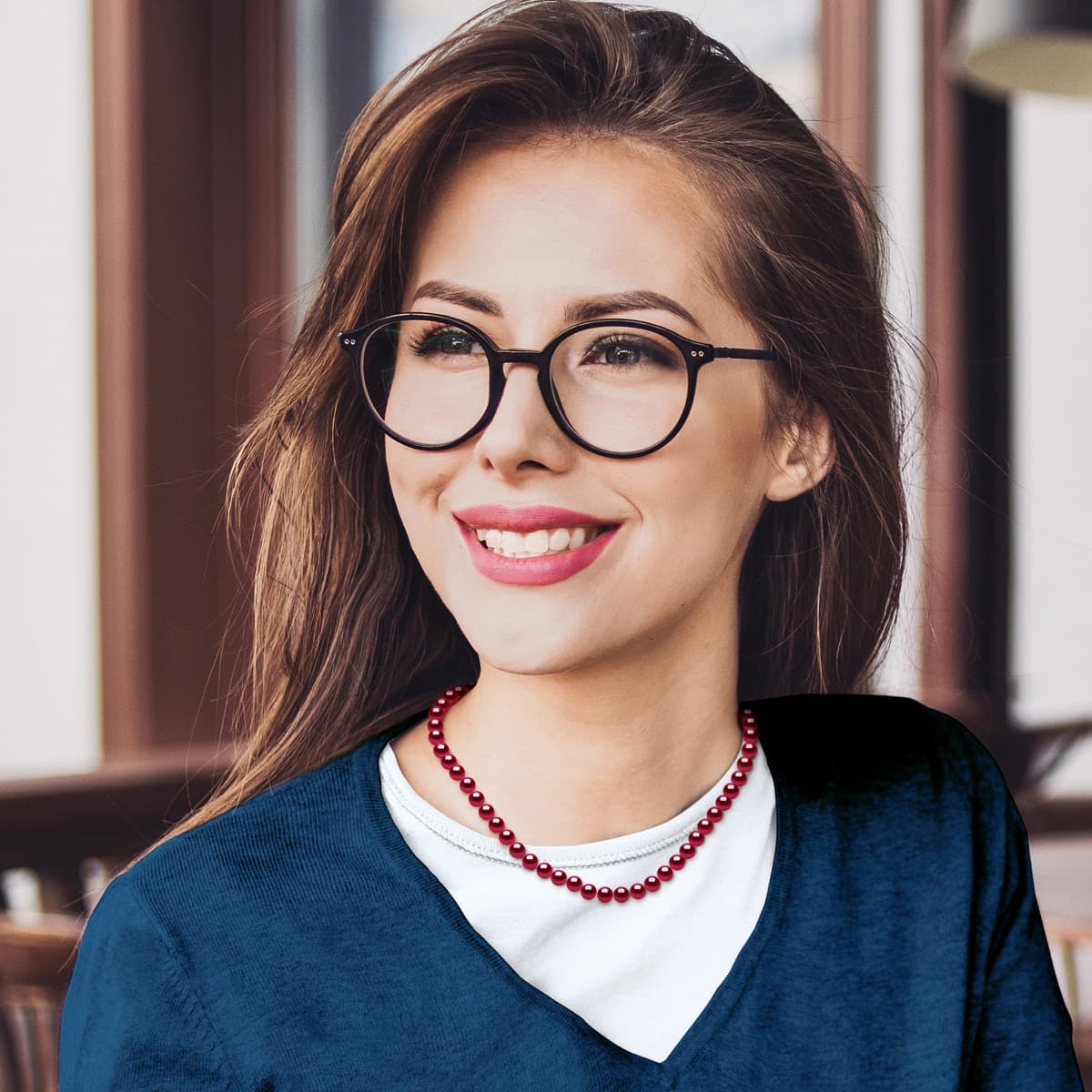 Collier Véritables Perles d'Eau Douce Rondes 6-7 mm — Argent 925 Millièmes — 42 cm 2