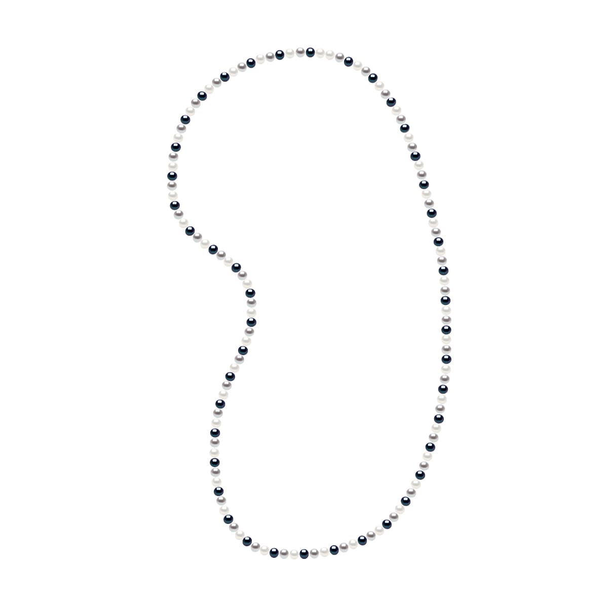 Sautoir Véritables Perles d'Eau Douce Baroques 6-7 mm — 80 cm 1