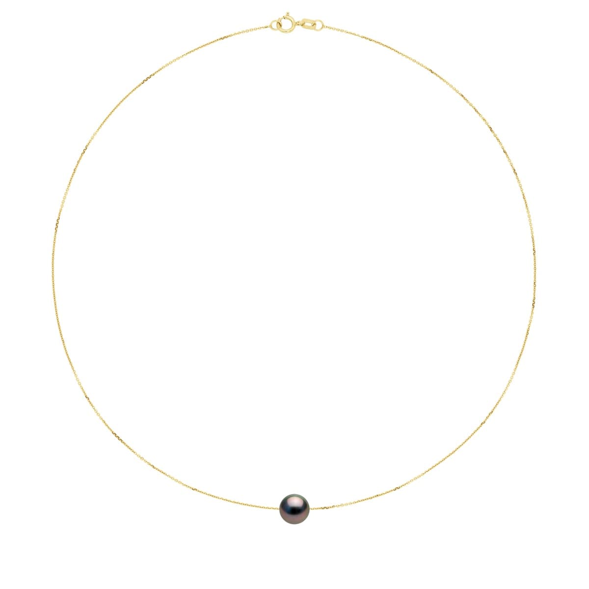Collier Véritable Perle de Tahiti Ronde 8-9 mm — Or Jaune 375 Millièmes — 42 cm 3