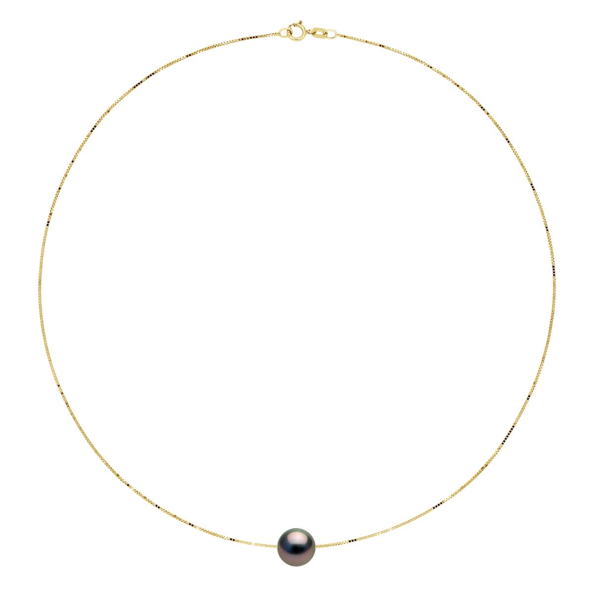 Collier Véritable Perle de Tahiti Ronde 10-11 mm — Or Jaune 750 Millièmes — 42 cm 3