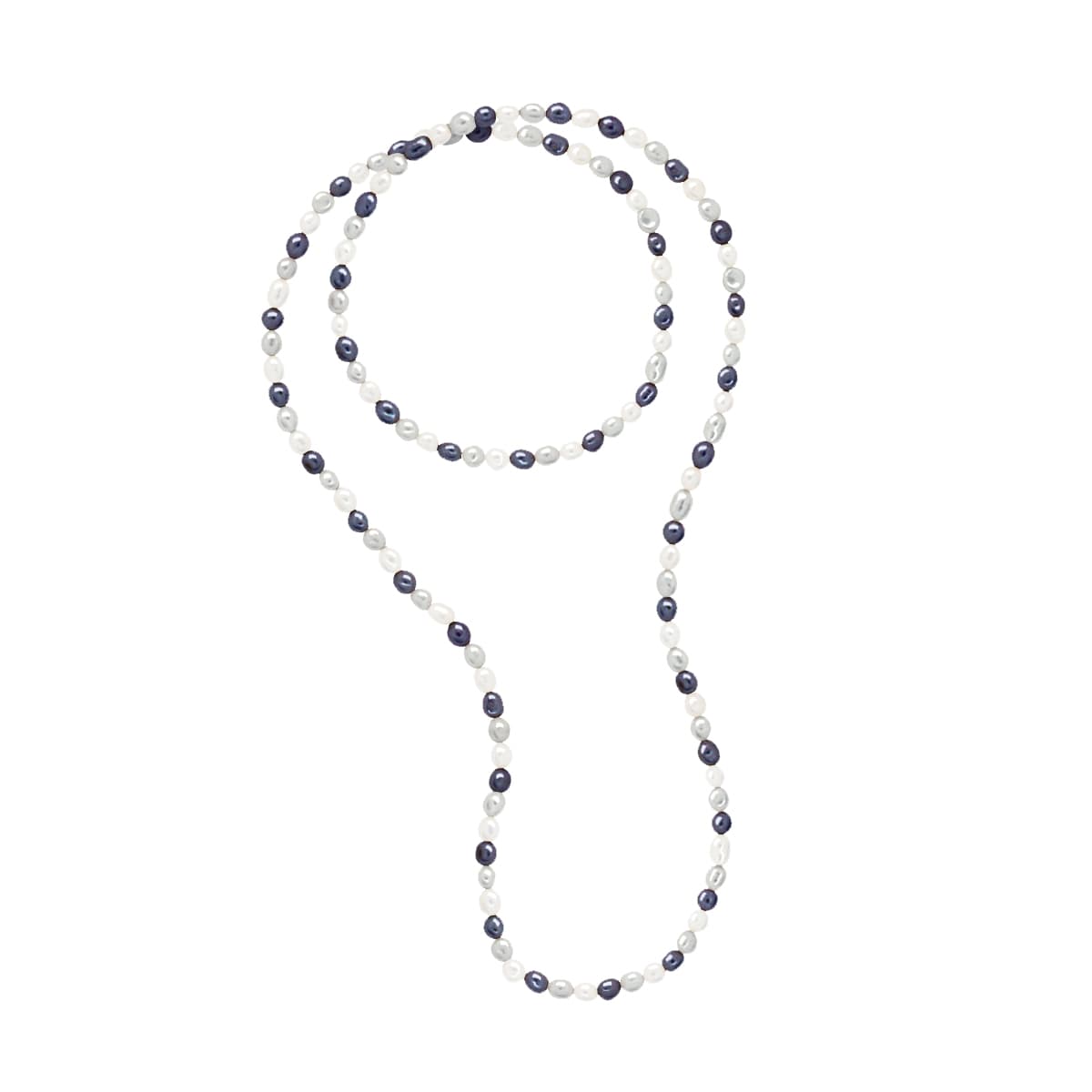 Sautoir Véritables Perles d'Eau Douce Baroques 8-9 mm — Or 375 Millièmes — 120 cm 1