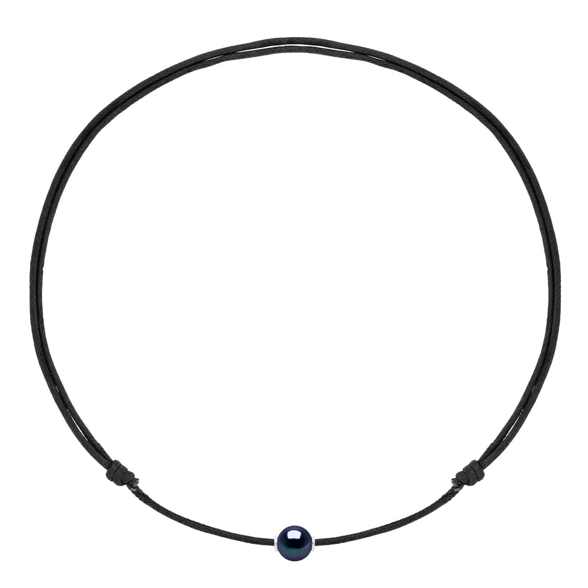 Collier Véritable Perle de Culture d'Eau Douce Ronde 10-11 mm — Argent 925 Millièmes — 50 cm — Homme 1