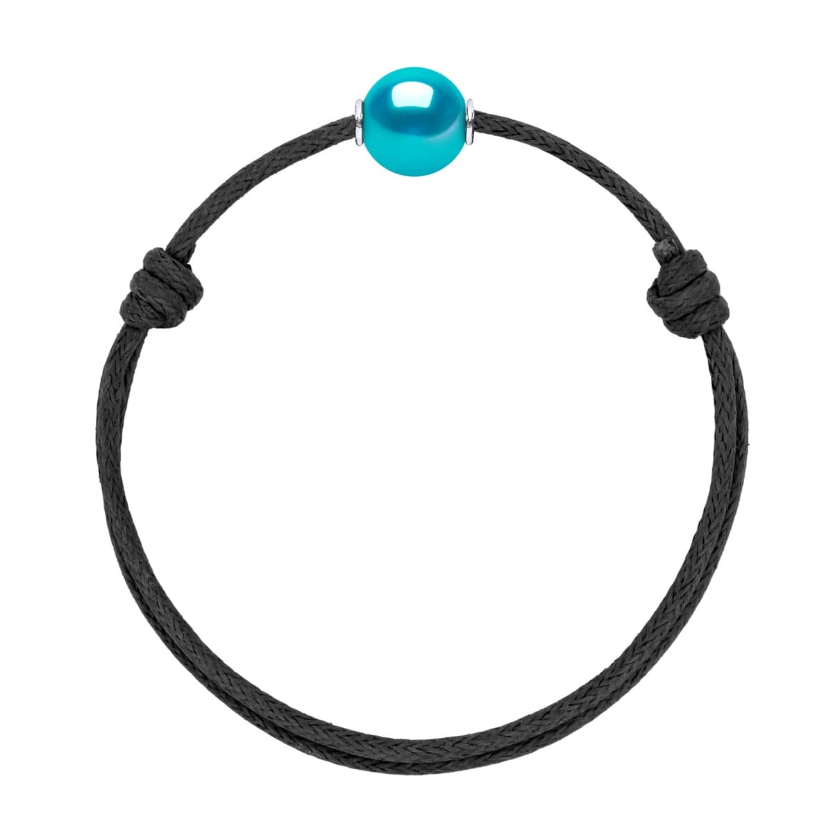 Bracelet Véritable Perle d'Eau Douce Ronde 10-11 mm — Argent 925 Millièmes — 25 cm — Homme 1