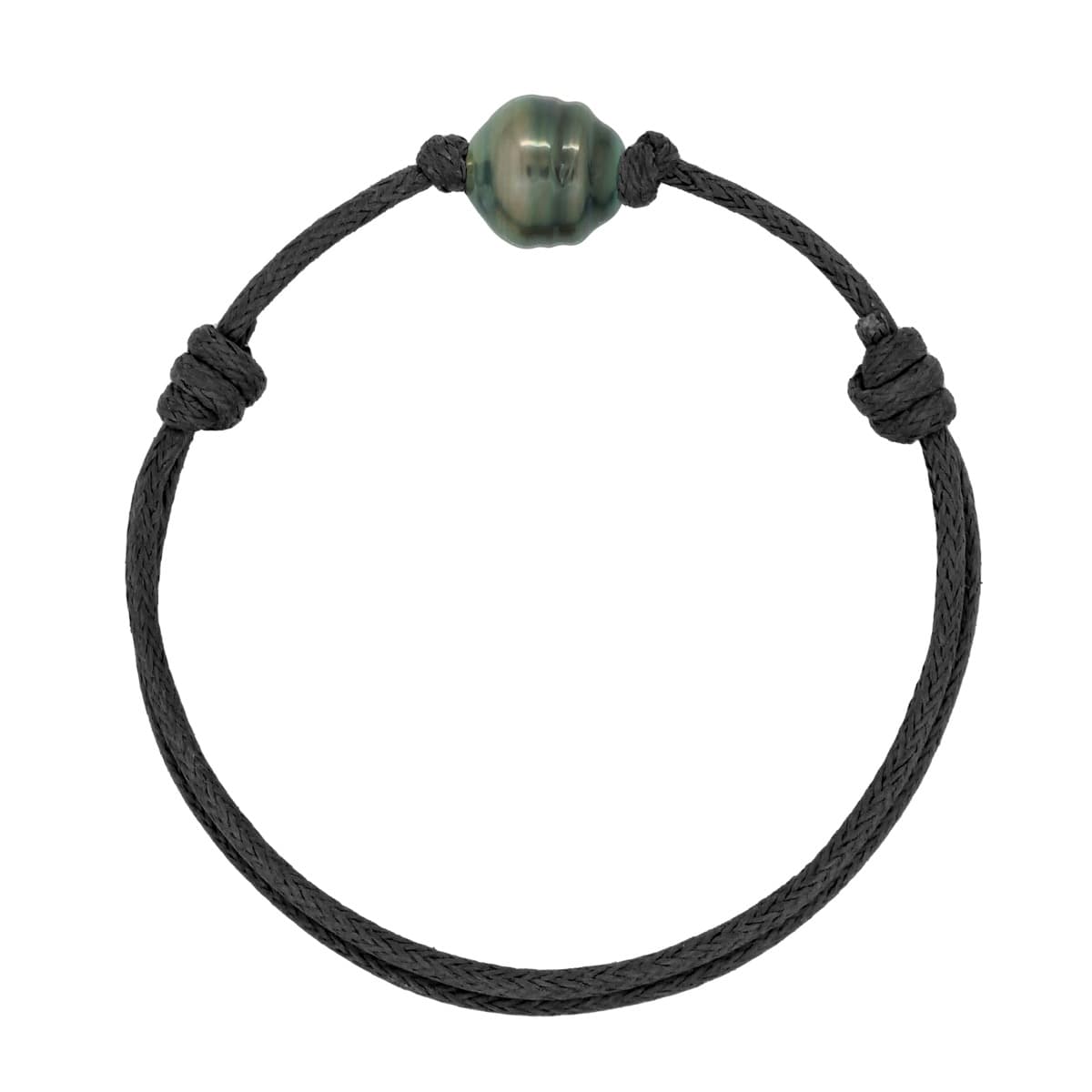 Bracelet Véritable Perle de Tahiti Cerclée 10-11 mm — 25 cm — Homme 1