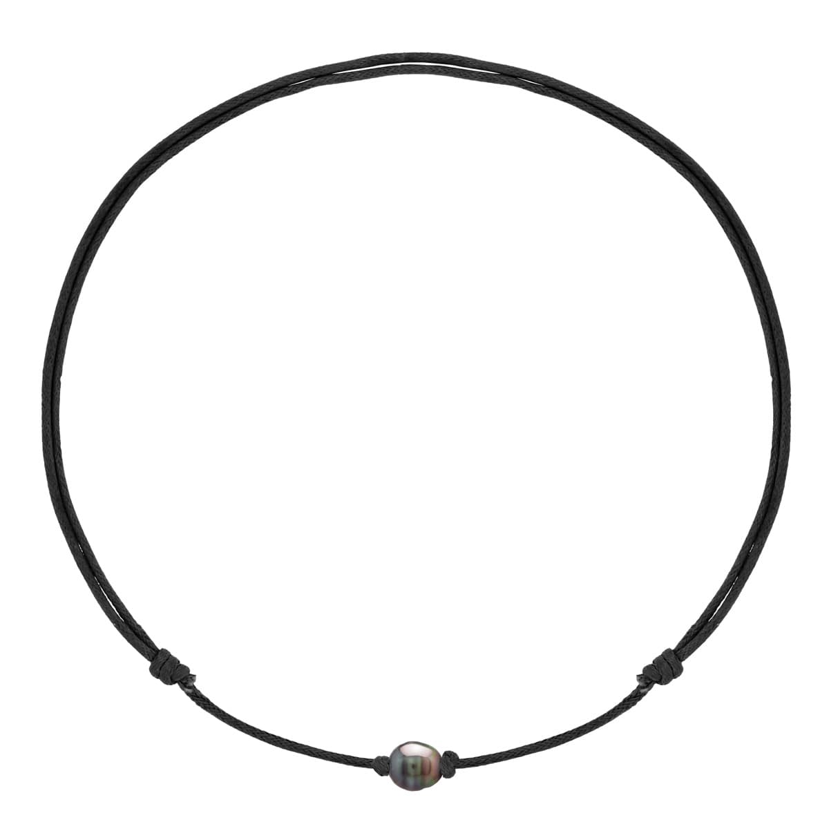 Collier Véritable Perle de Tahiti Cerclée 10-11 mm — 50 cm — Homme 1