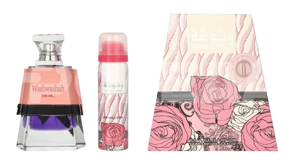 Lattafa Washwashah Giftset 150ml - Edp Spray 100ml/Deodorant Spray 50ml 1