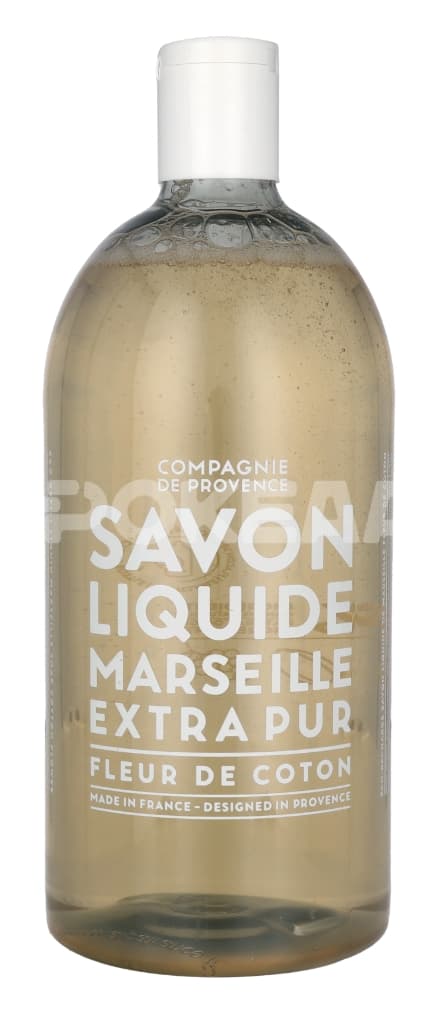Compagnie De Provence Marseille Liquid Soap 1000ml - Cotton Flower 1