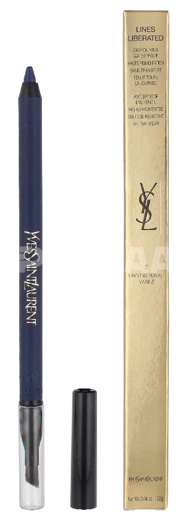 YSL Lines Liberated Waterproof Eye Pencil 1.2g - #07 Unconditional Marine 1