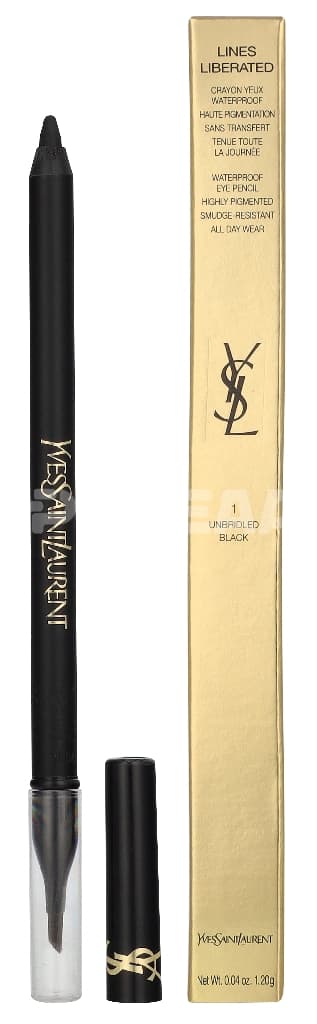 YSL Lines Liberated Waterproof Eye Pencil 1.2g - #01 Unbridled Black 1