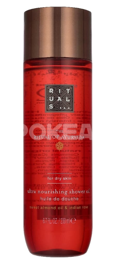 Rituals Ayurveda Ultra Nourishing Shower Oil 200ml - Sweet Almond Oil & Indian Rose 1