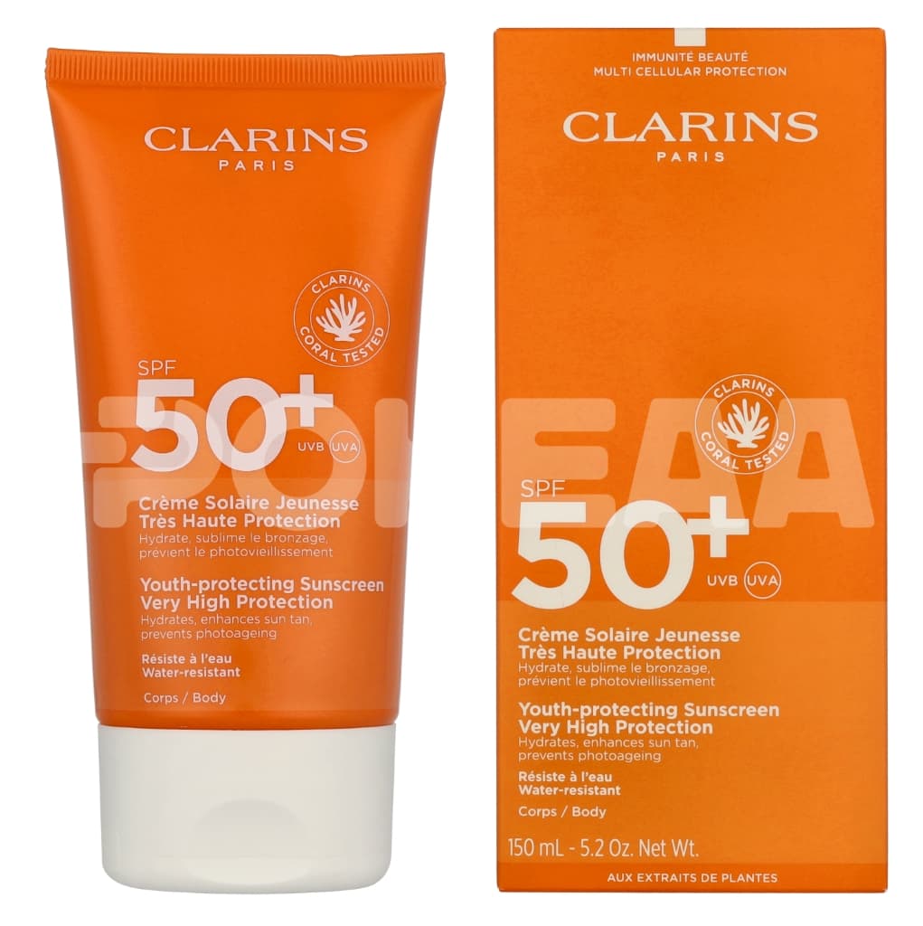 Clarins Youth-Protecting Sunscreen SPF50+ 150ml - Body 1