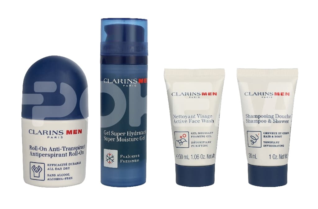 Clarins Men Grooming Essentials Travel Set 163ml 1