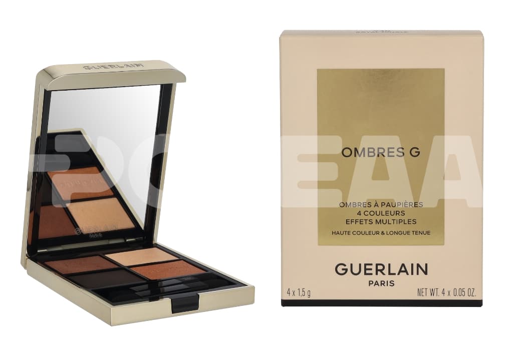 Guerlain Ombres G Eyeshadow Quad Multi-Effect 6g - #940 Royal Jungle/4 x 1,5g 1