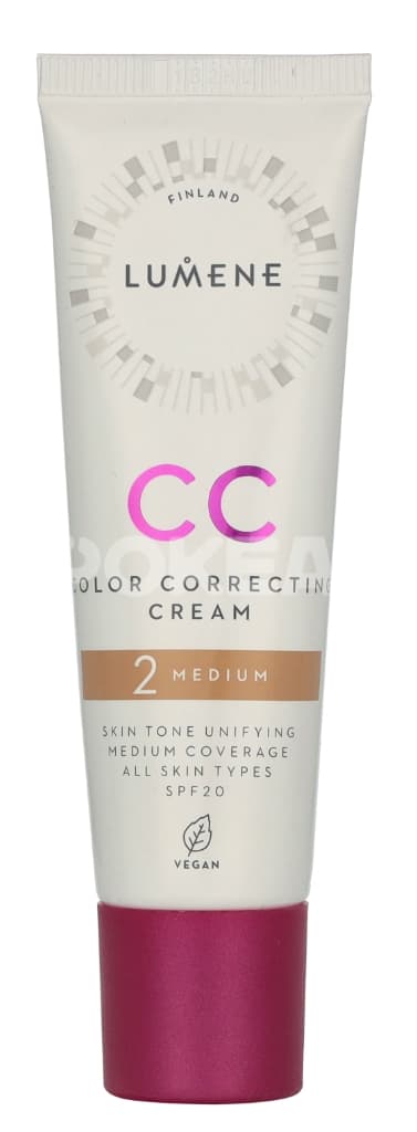 Lumene CC Color Correcting Cream SPF20 30ml - #2 Medium 1