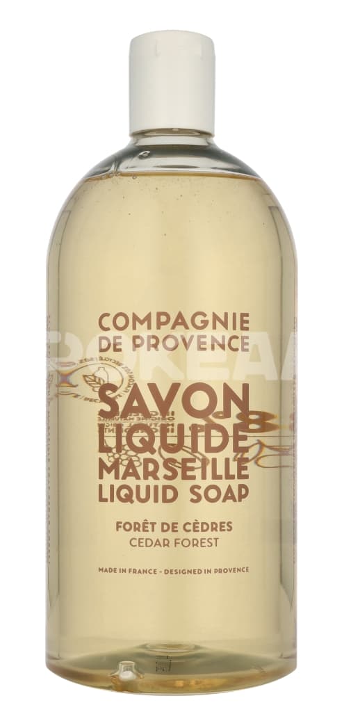 Compagnie De Provence Liquid Marseille Soap Refill 1000ml - Cedar Forest 1
