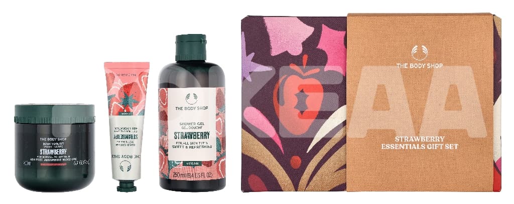The Body Shop G3 Small Strawberry Giftset 140ml 1