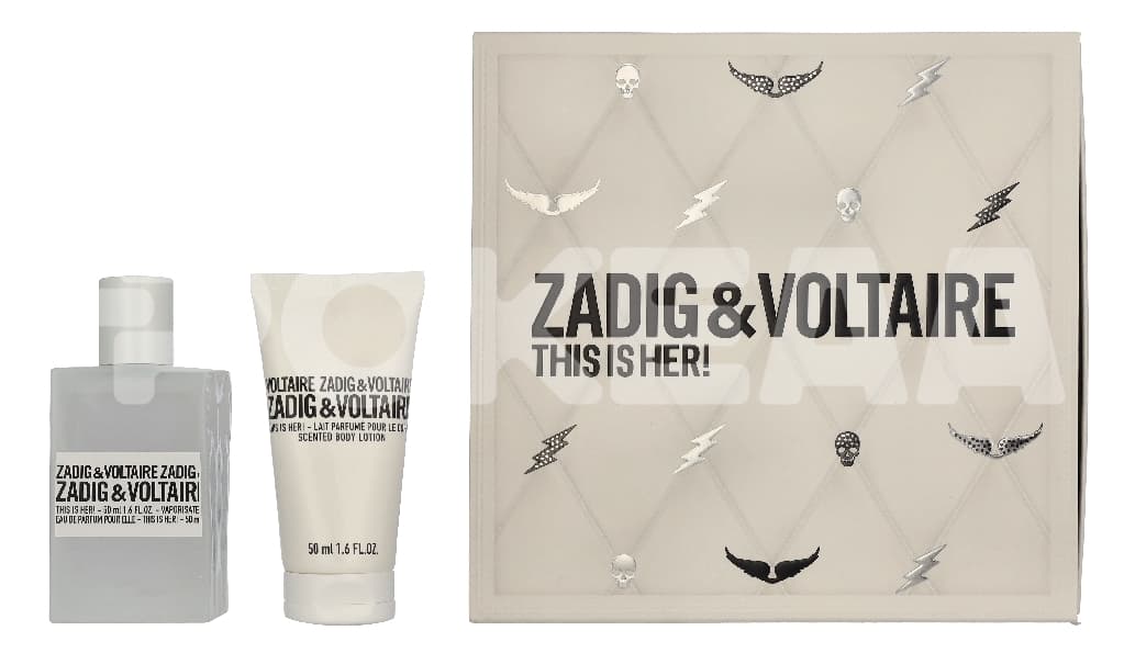 Zadig & Voltaire This Is Her! Giftset 100ml - Edp Spray 50ml/Body Lotion 50ml 1