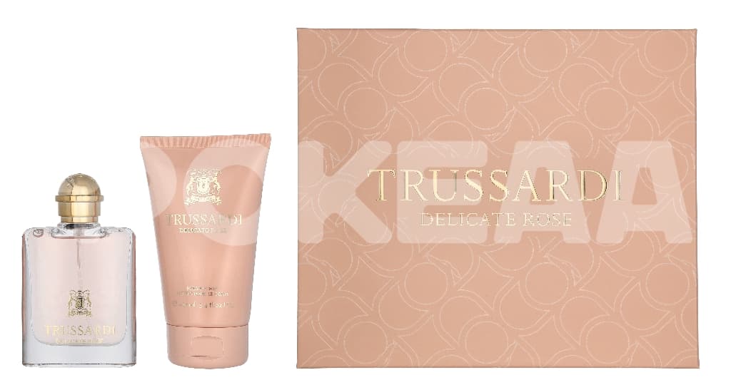 Trussardi Delicate Rose Contemporary Giftset 150ml - Edt Spray 50ml/Body Lotion 100ml 1