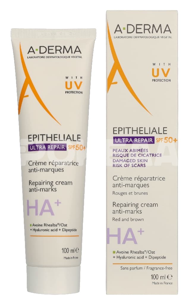 A-Derma Epitheliale Ultra Repair Anti-Marks Repair Cream SPF50+ 100ml 1