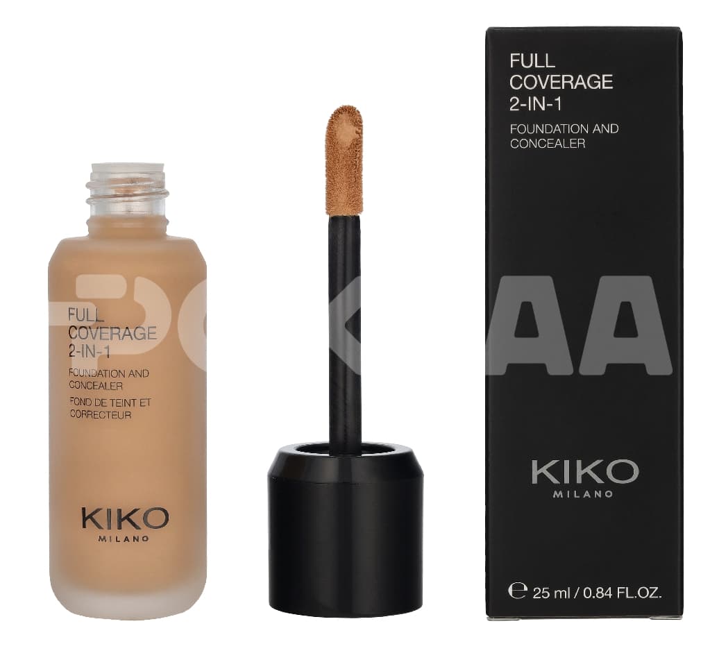 Kiko Milano Full Coverage 2 In 1 Foundation & Concealer 25ml - N35 1