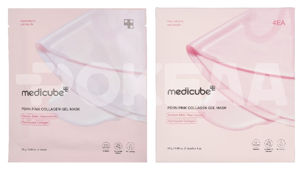 Medicube PDRN Pink Collagen Gel Mask – 4 pcs 1