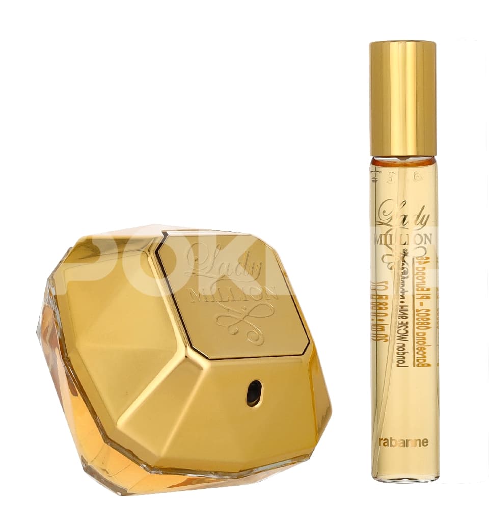 Paco Rabbane Lady Million Giftset 100ml - Edp Spray 80ml/Edp Spray 20ml 2